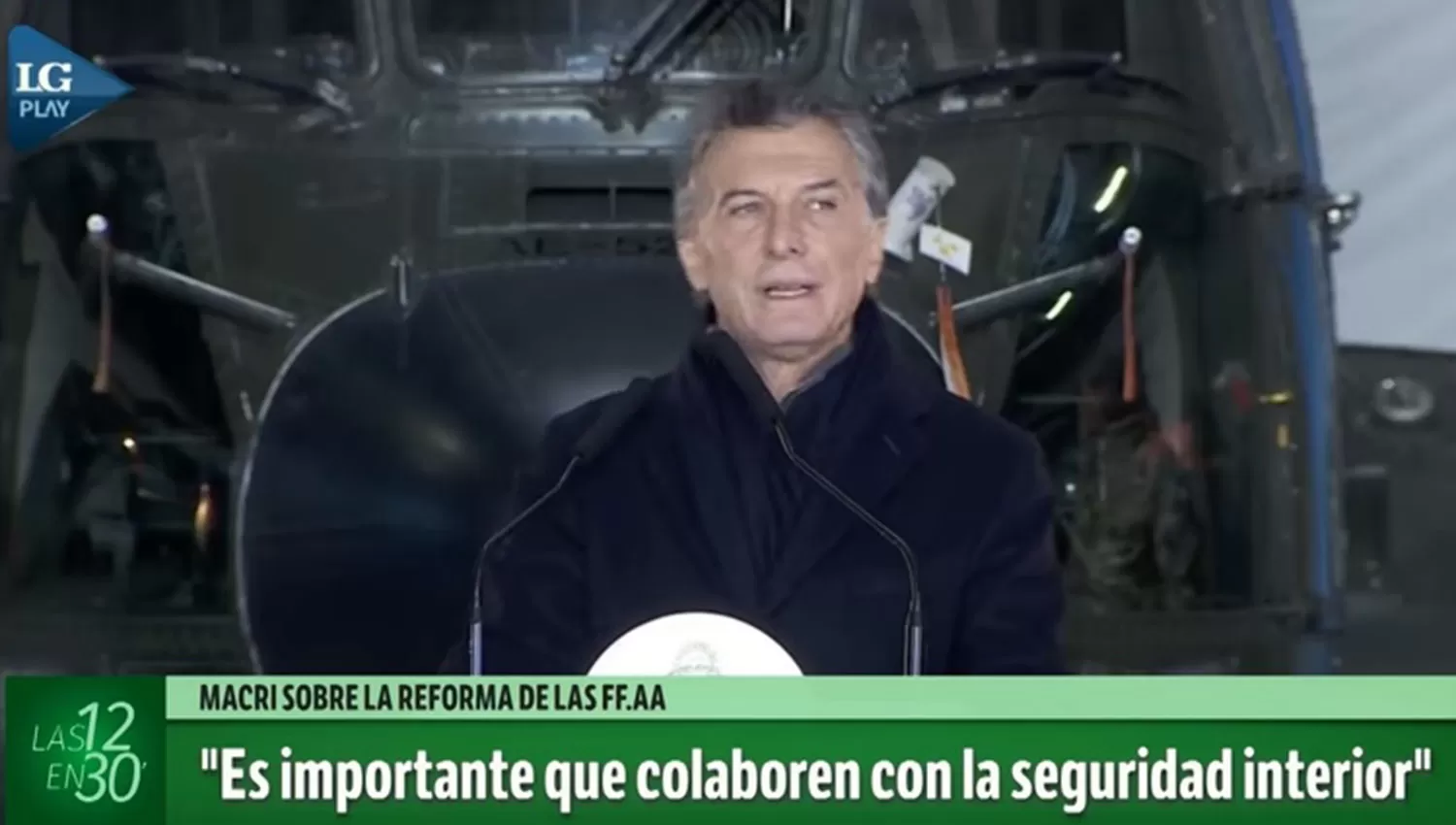 MACRI HABLÓ DE LOS CAMBIOS PARA LAS FUERZAS ARMADAS