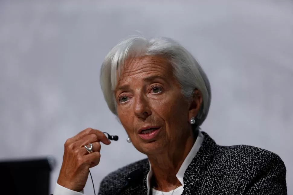 CONTUNDENTE. Lagarde no dudó al asegurar que la inflación va a bajar. reuters