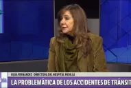 Olga Fernández: por mes ingresan más de 500 pacientes por accidentes de tránsito