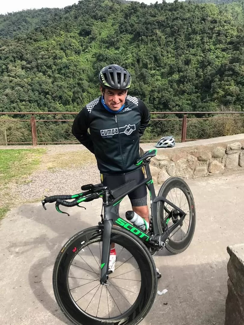 A FONDO, SIEMPRE. Rodríguez puso mucho esfuerzo en su preparación. gentileza el depornauta 