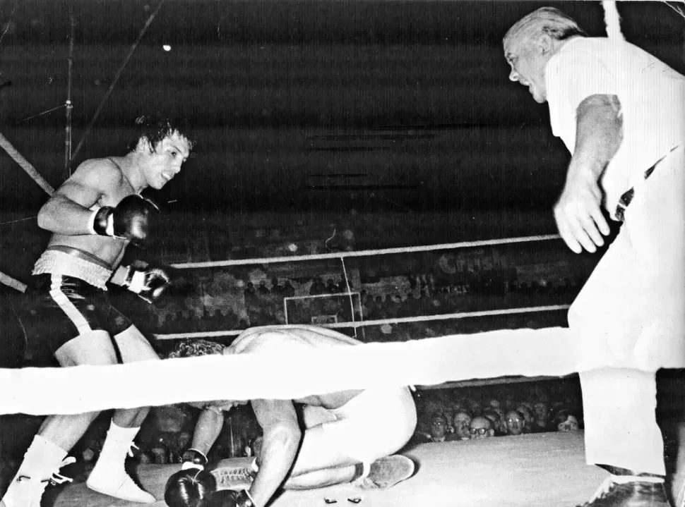 CONVOCANTE. Cada vez que Horacio Saldaño peleaba, Villa Luján explotaba de gente. “La Pantera” era también capaz de llenar las tribunas del Luna Park. la gaceta / archivo