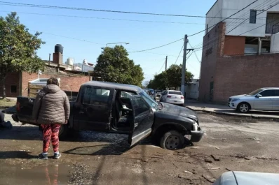 Faltaba la tapa de la cloaca