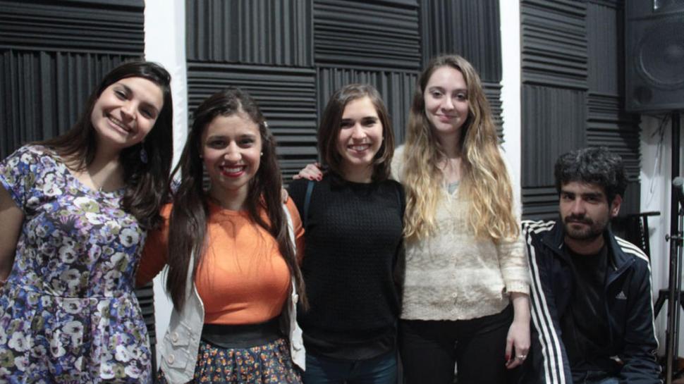 PARTE DEL EQUIPO. García Fusilieri, Alonso, Klyver, Córdoba y Ale.