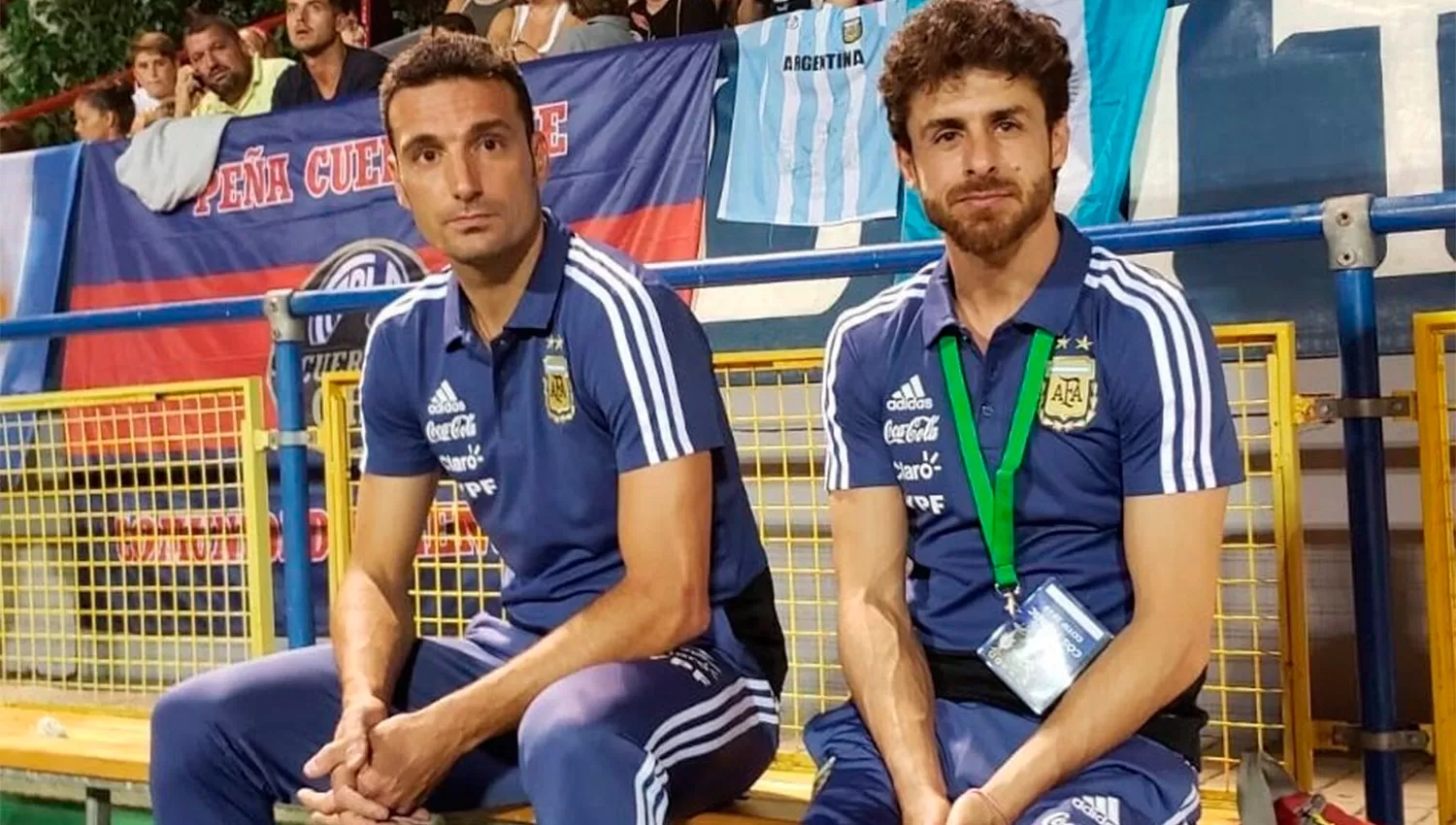 DUPLA INTERINA PARA LA SELECCIÓN. Scaloni y Aimar.