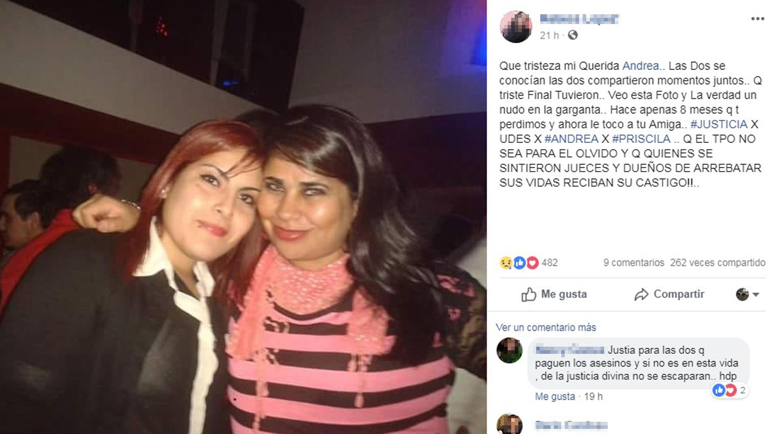 Una amiga de Priscila también fue asesinada en Lules