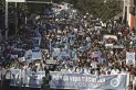 Una multitud marchó en Tucumán en contra de la legalización del aborto