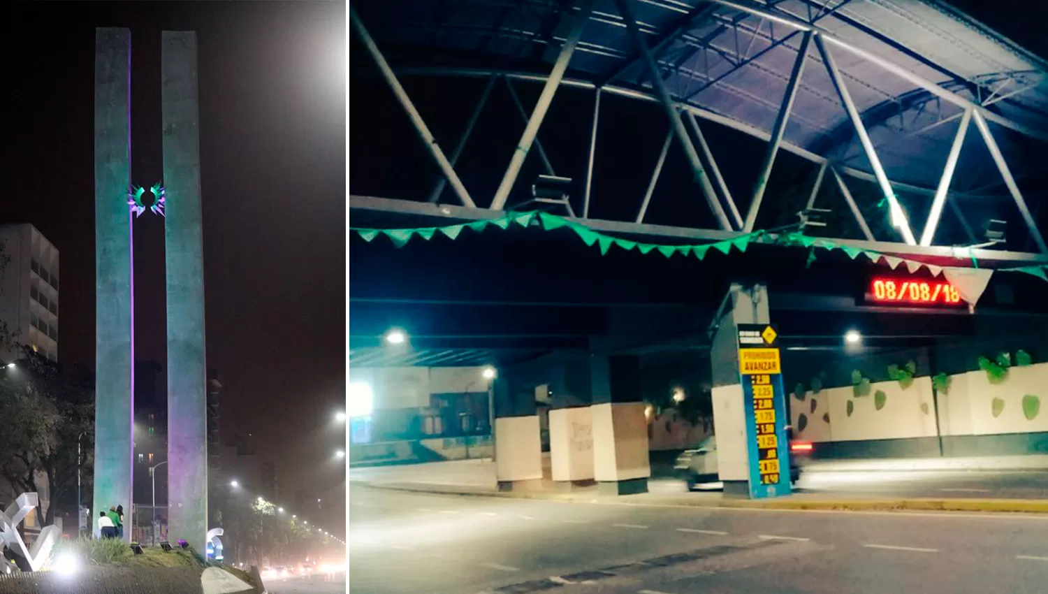 San Miguel de Tucumán amaneció salpicado por la ola verde