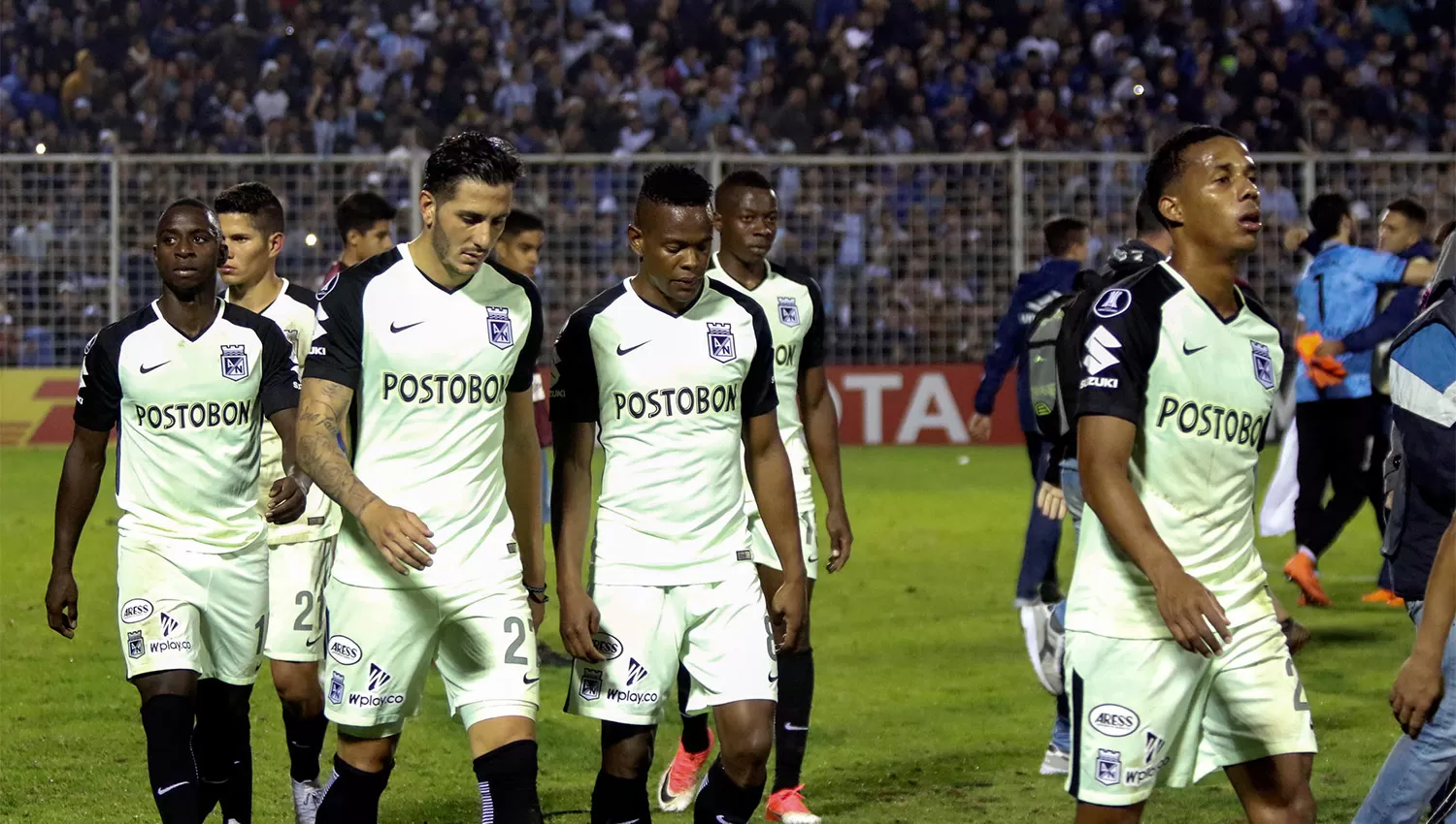 MALA NOCHE. Atlético Nacional dejó una pobre imagen en  Tucumán.