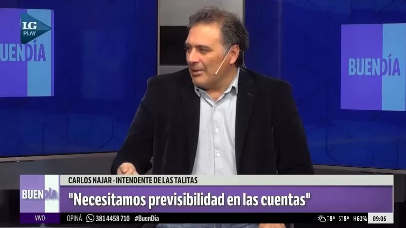 DECLARACIONES. Carlos Najar en el piso de LG PLAY.