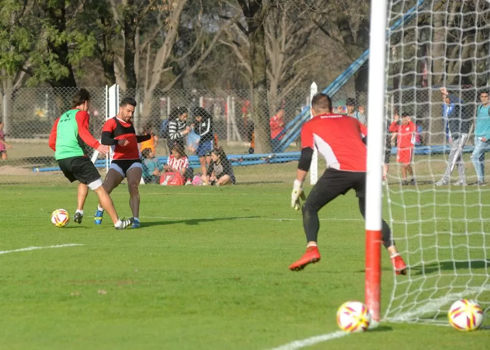 LISTO PARA EL DEBUT. Martínez parece ser una de las fijas que tiene Forestello a la hora de armar el “11” para el lunes. la gaceta / foto de antonio ferroni 