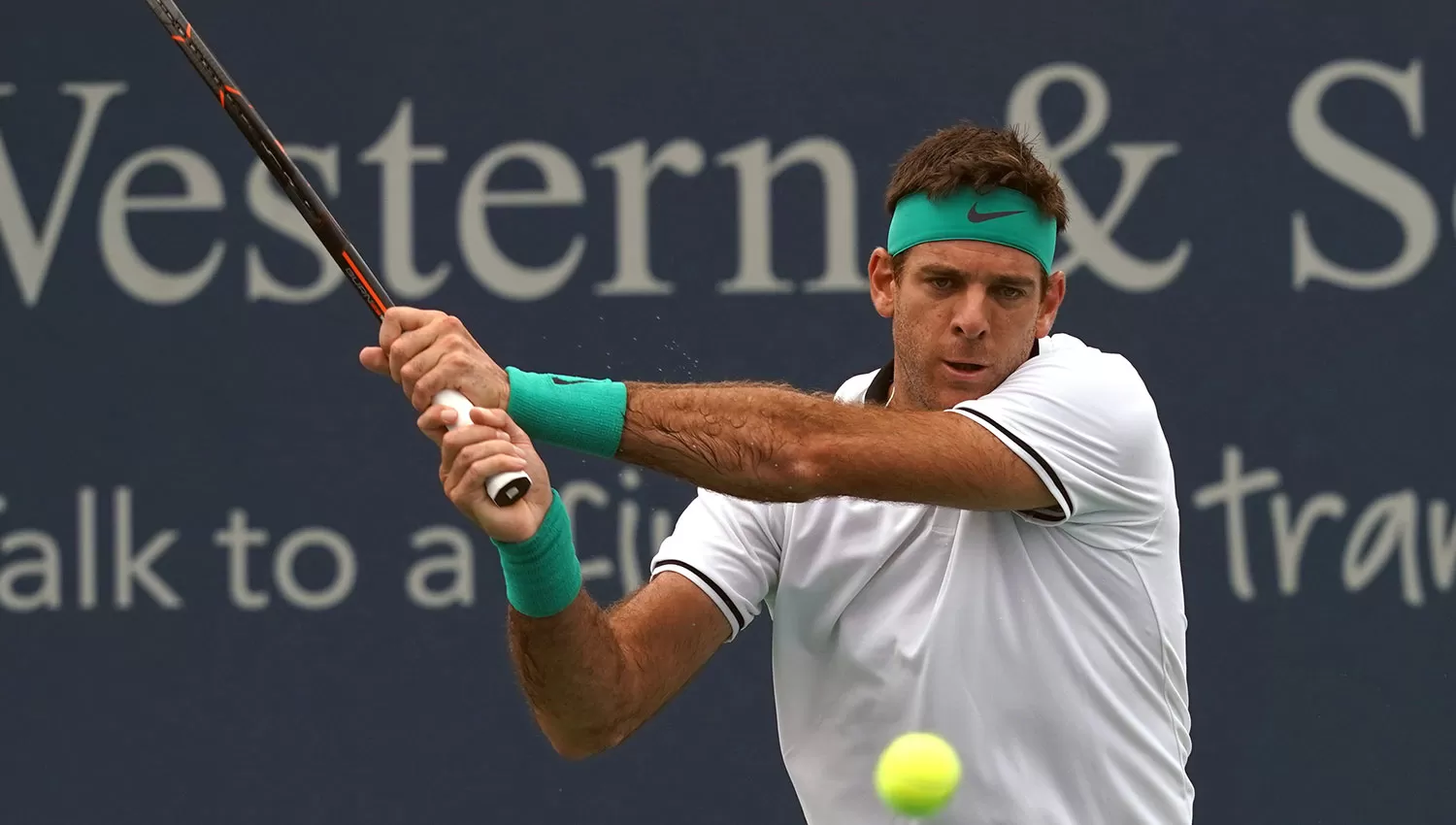 Del Potro tuvo un viernes intenso en Cincinnati.