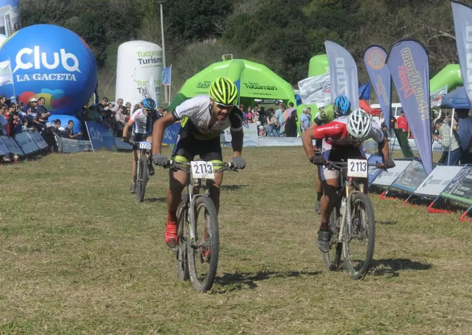 ESTA VEZ SERÁN RIVALES. Después de siete años corriendo juntos, el concepcionense Darío Gasco y el bonaerense Luciano Caraccioli buscarán la victoria en el Trasmontaña con nuevos compañeros. la gaceta / foto de antonio ferroni