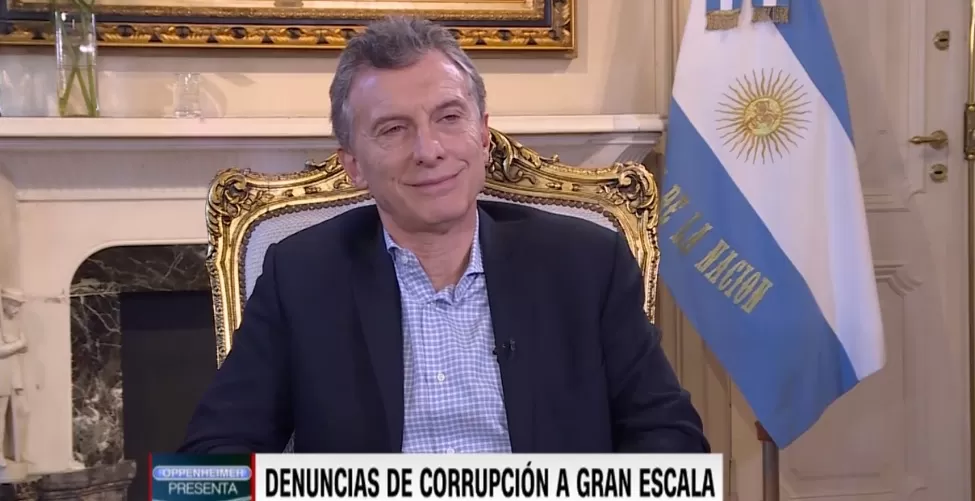 MAURICIO MACRI HABLÓ DE CRISTINA POR LA CAUSA DE LAS COIMAS