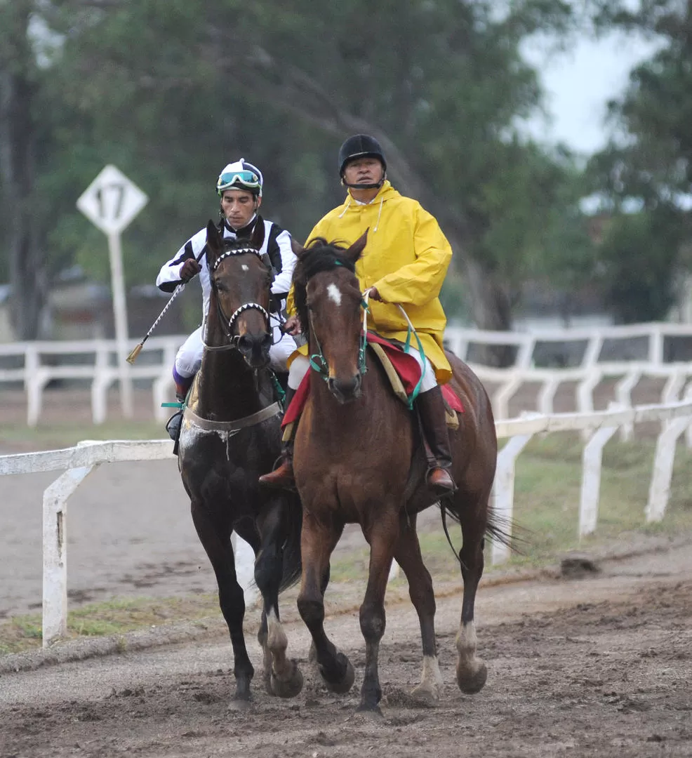 EXPERIENCIA. Fabián Ortiz montará a Quemacoco en el cotejo de 1.800 metros. lLA GACETA / FOTO DE HÉCTOR PERALTA.