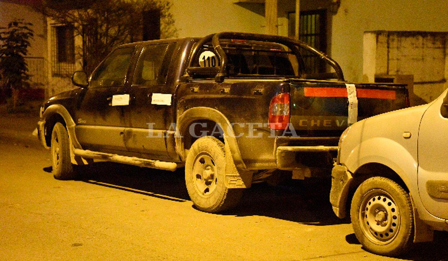 SOSPECHOSO. La camioneta secuestrada en la que se encontraron restos de sangre.