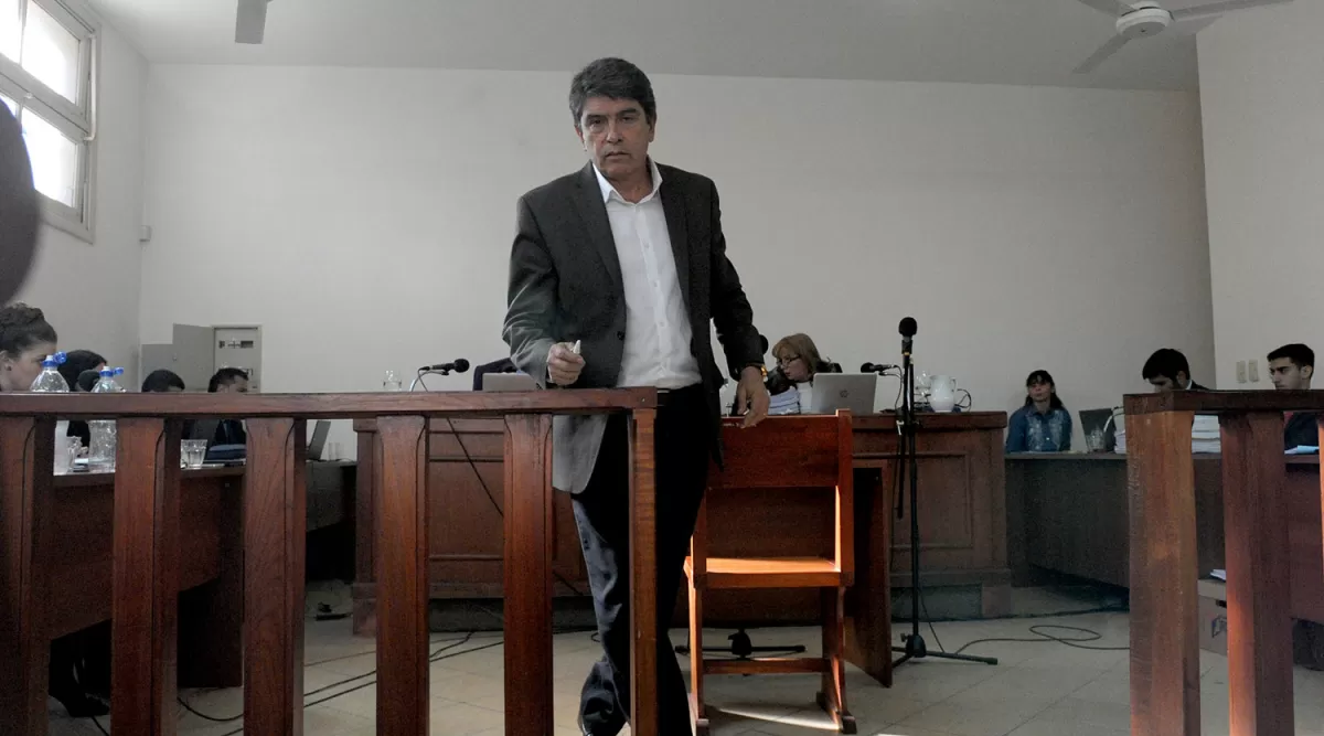 Miguel Ángel Brito durante el juicio. 