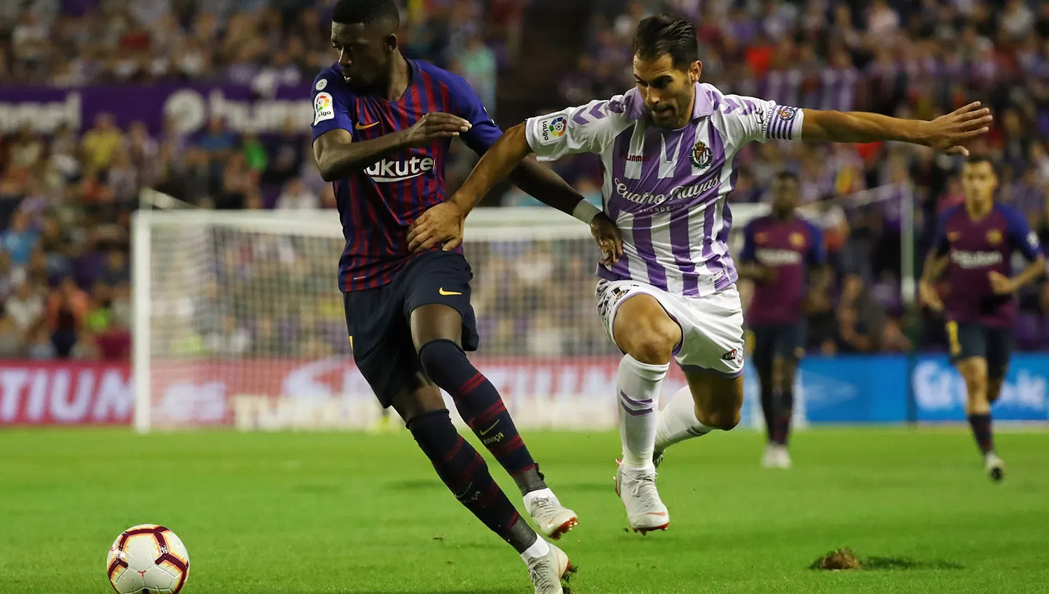 Ousmane Dembélé encabeza un ataque culé. REUTERS