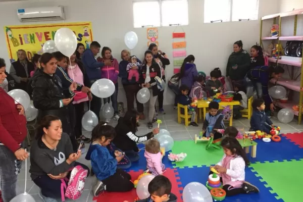 Productores de arándanos inauguraron un centro de cuidados infantiles