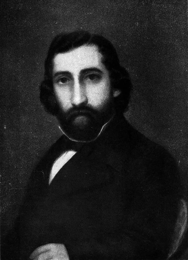 IGNACIO BAZ. Autorretrato del artista, que se conserva en el Museo Nacional de Bellas Artes. 