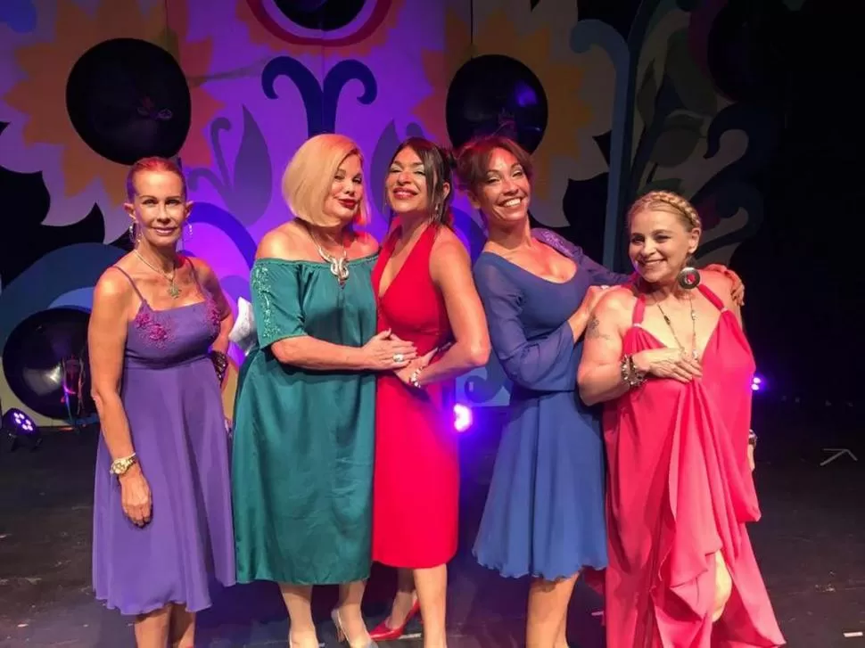 UN MUSICAL CON ESTRELLAS. María Valenzuela, Marta González, Claribel Medina, Ernestina Pais y Divina Gloria protagonizan historias diferentes. El Litoral