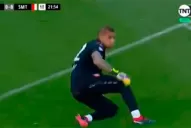 Mirá la atajada de Arce, que le negó el gol a Zampedri ante San Martín