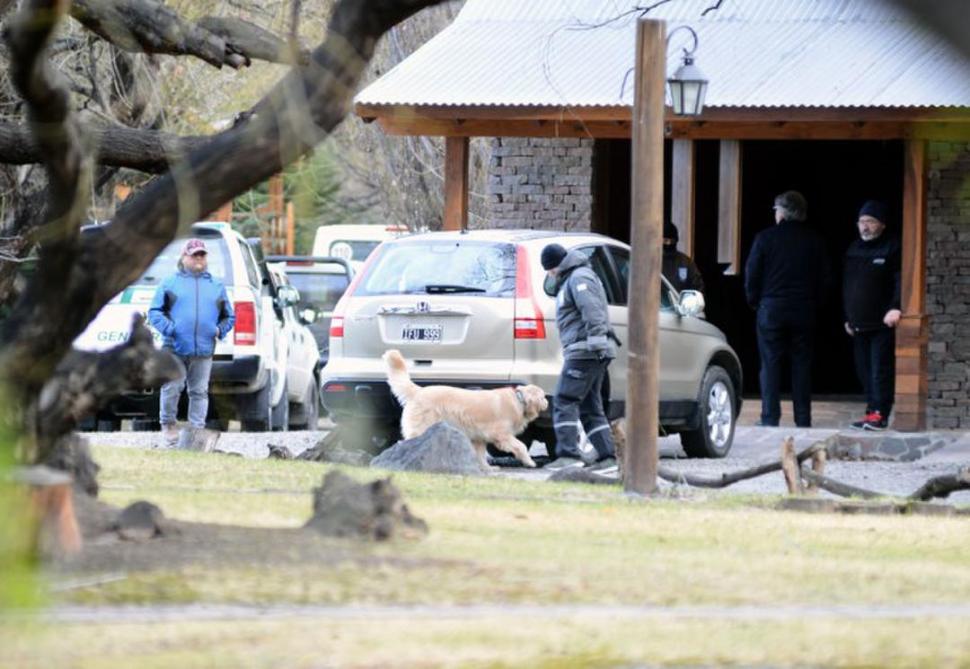 SECUESTROS. Ayer fue allanada por segunda vez la vivienda de El Calafate. OPI Santa Cruz / Francisco Muñoz