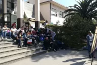 Ingenioso método para que los alumnos de la Tecnológica no pierdan las clases