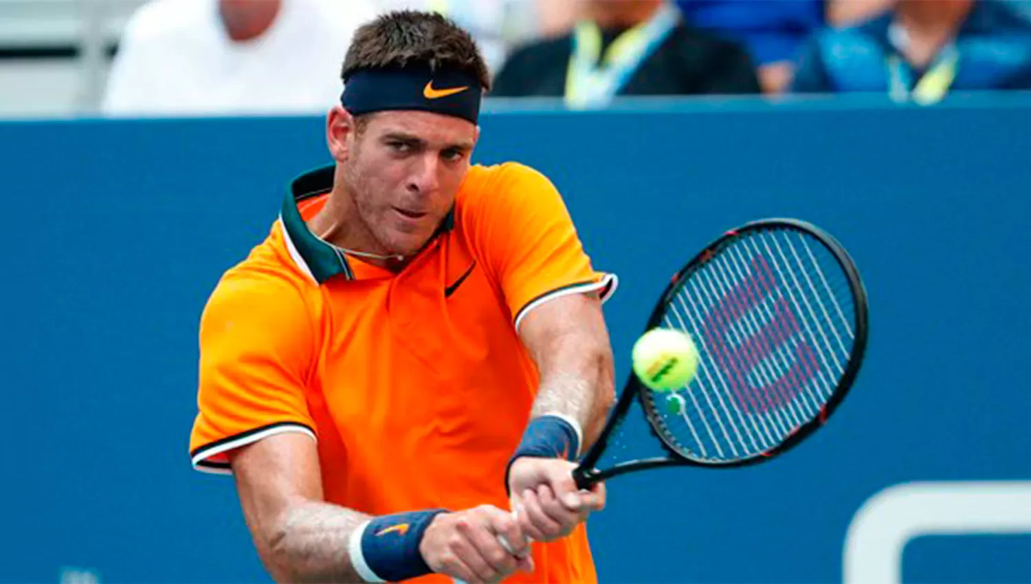 CON TODO. Del Potro busca el triunfo para seguir en el US Open.