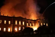 Un enorme incendio en Río de Janeiro consume el Museo Nacional de Brasil