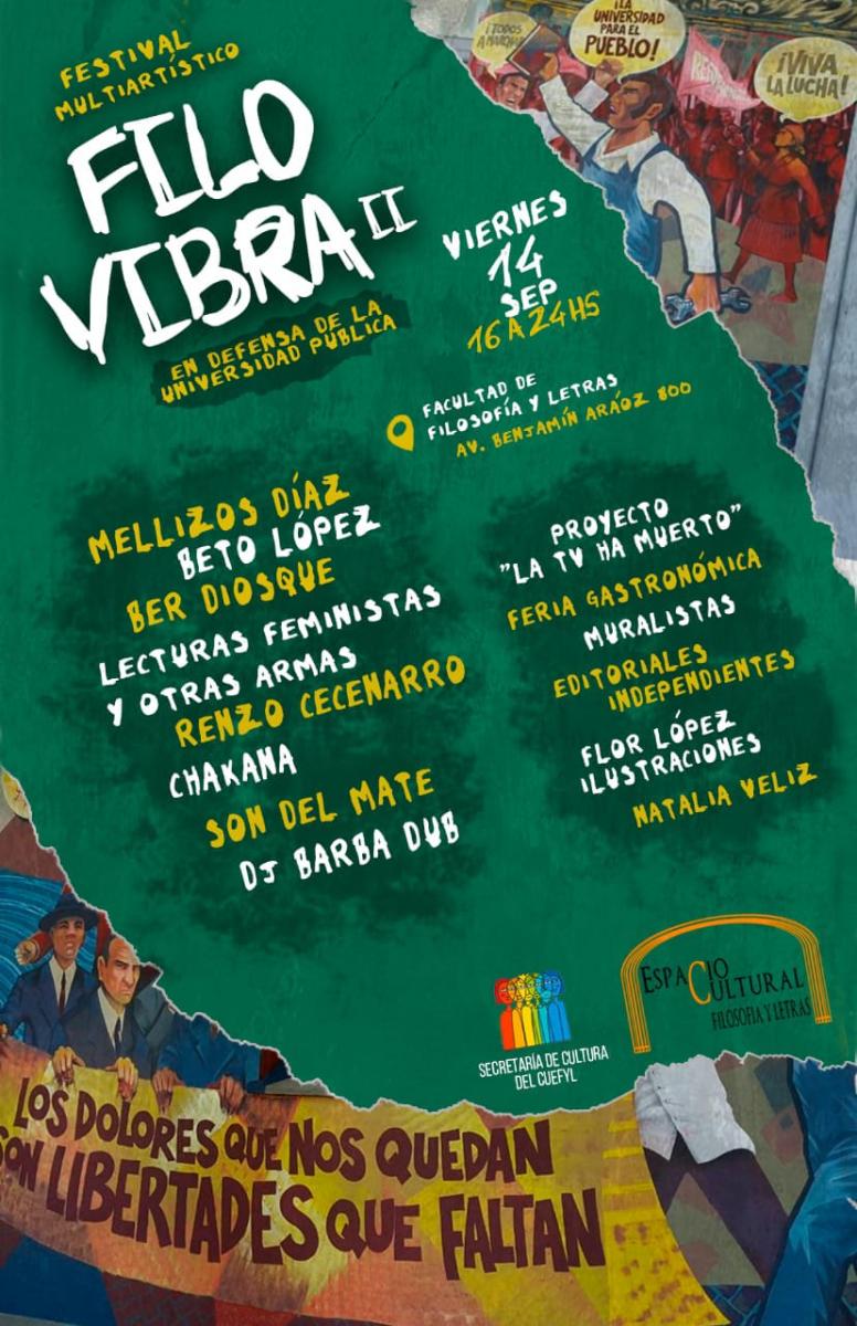 Organizan un festival multiartístico en defensa de la educación pública