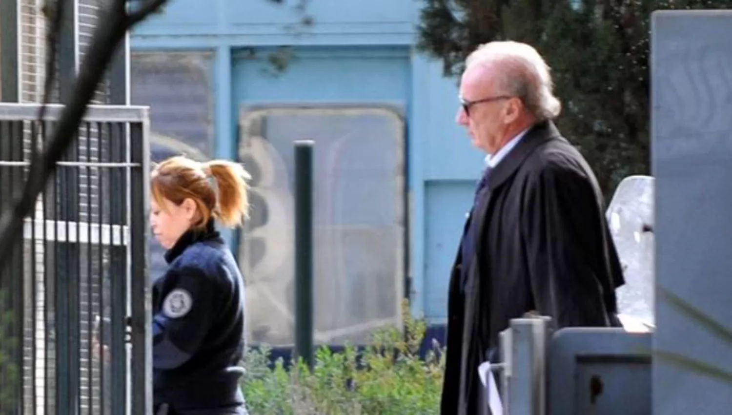 Ernesto Clarens, en los tribunales de Comodoro Py.