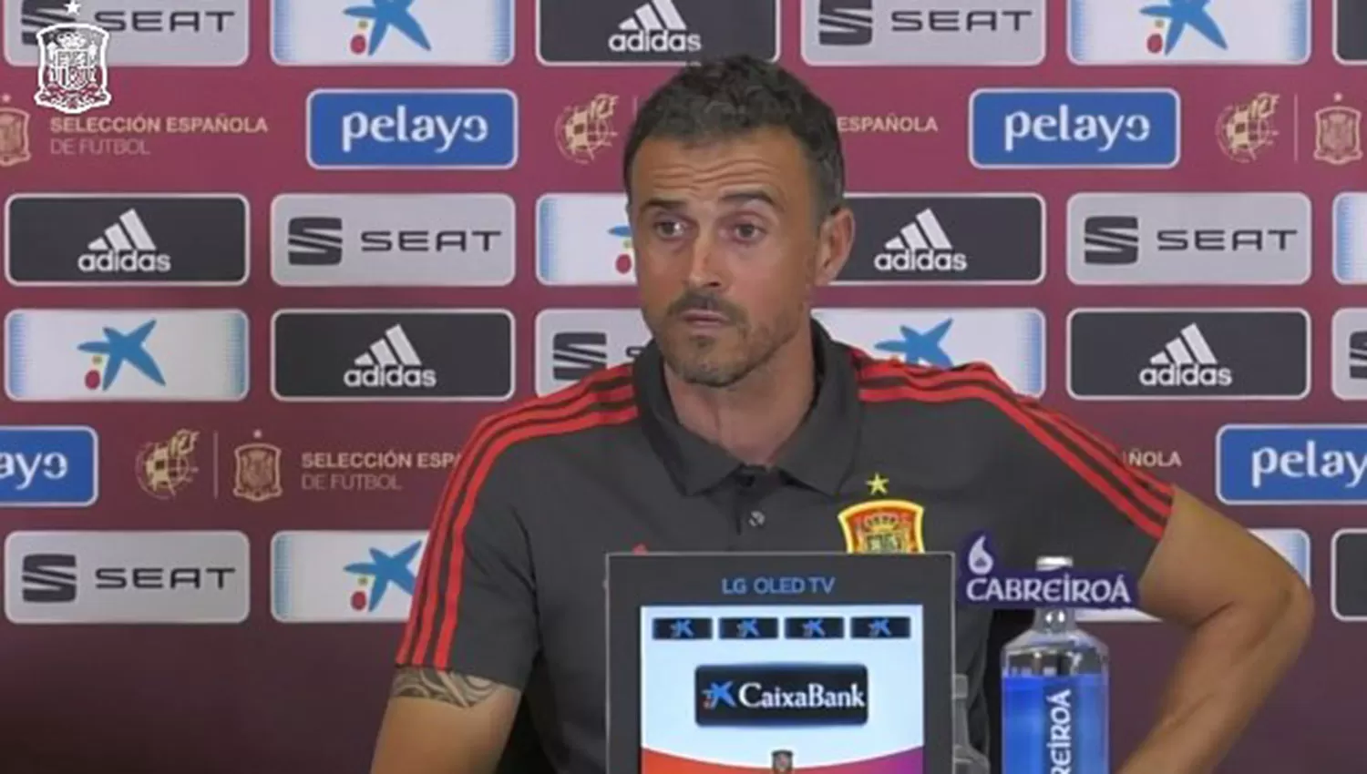 Luis Enrique, técnico del seleccionado español. FOTO TOMADA DE TWITTER @SeFutbol