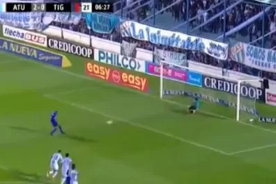 Enorme: mirá el penal que atajó Lucchetti ante Tigre