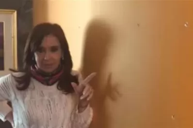 Video: Cristina Kirchner se quejó por cómo quedó su casa de El Calafate tras el allanamiento