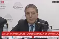 Dujovne presentó el Presupuesto 2019: caída del PBI, baja de inflación y dólar promedio por encima de $ 40