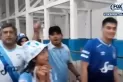 Así llegaron al estadio Monumental los hinchas de Atlético y de Gremio