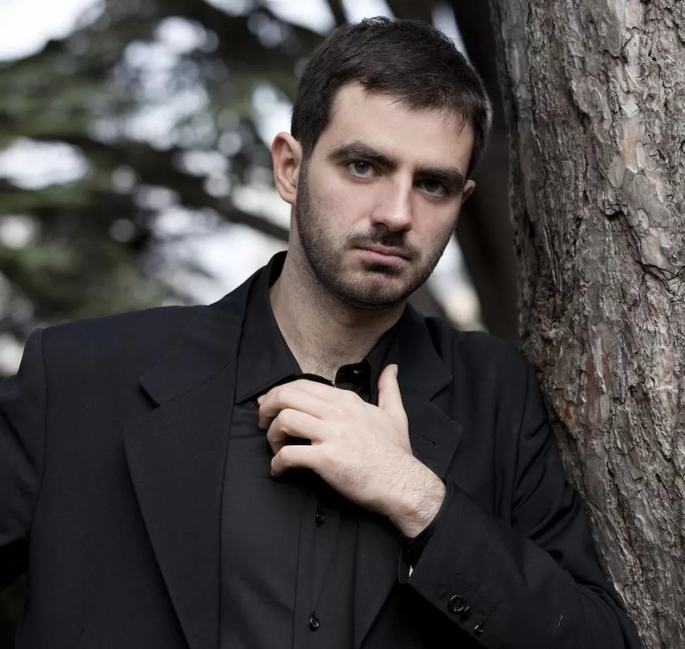 TALENTO. El músico italiano Biddau recibió en el país el Premio Estímulo. Prensa Ente Cultural Tucumán.-