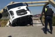El puente caído había sido habilitado en 2015