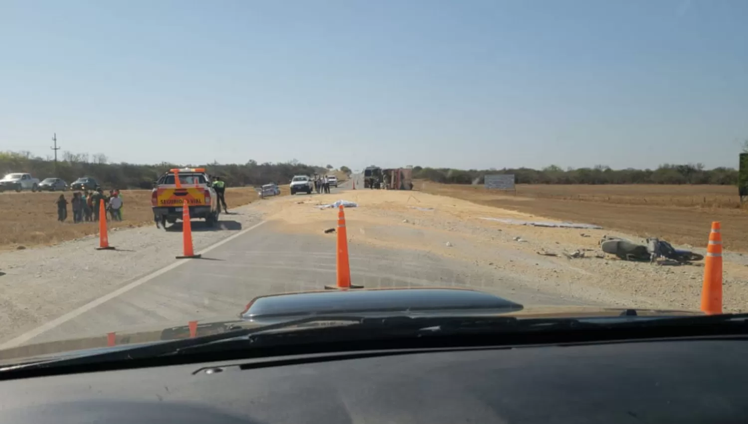 Murió un motociclista tras chocar contra un camión en la ruta 9