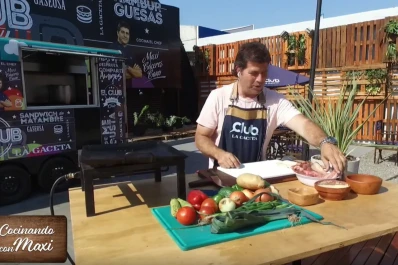 Hoy, en Cocinando con Maxi: cubos de carne con verduras a la chapa desde la Expo