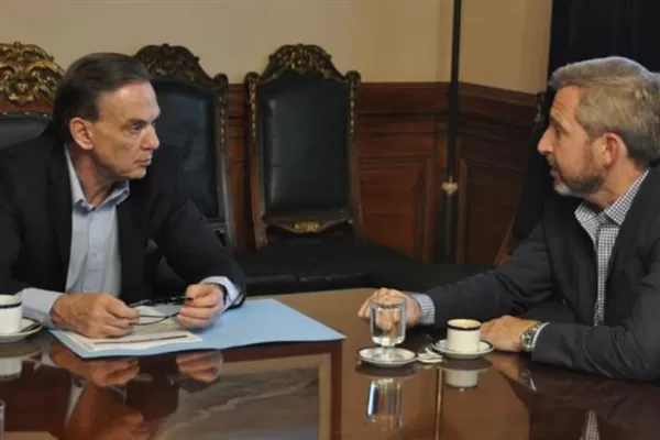 Presupuesto: tras el inicio del debate en Diputados, Frigerio se mostró junto a Pichetto
