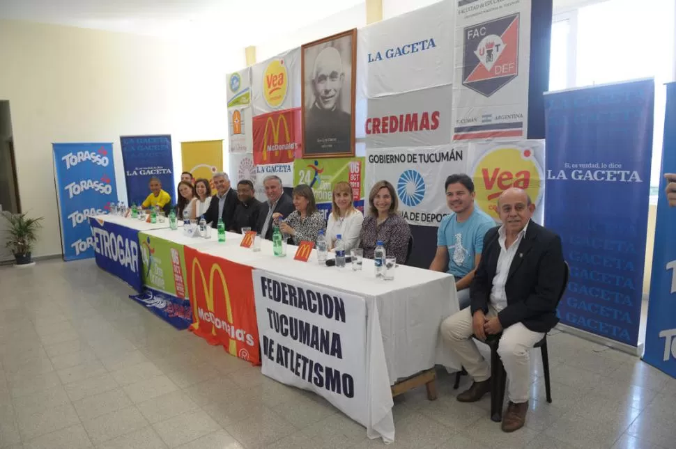 ANUNCIO OFICIAL. Se realizó en las instalaciones del Centro de Día “Papa Francisco”, del cottolengo, y contó con la presencia de autoridades gubernamentales, deportivas y representantes de los auspiciantes.  la gaceta / foto de franco vera 