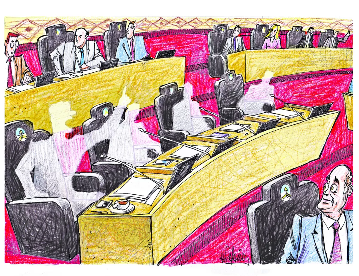 La oposición se vuelve invisible