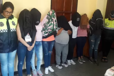 En media hora, la Policía aprehendió a siete mecheras en el microcentro tucumano