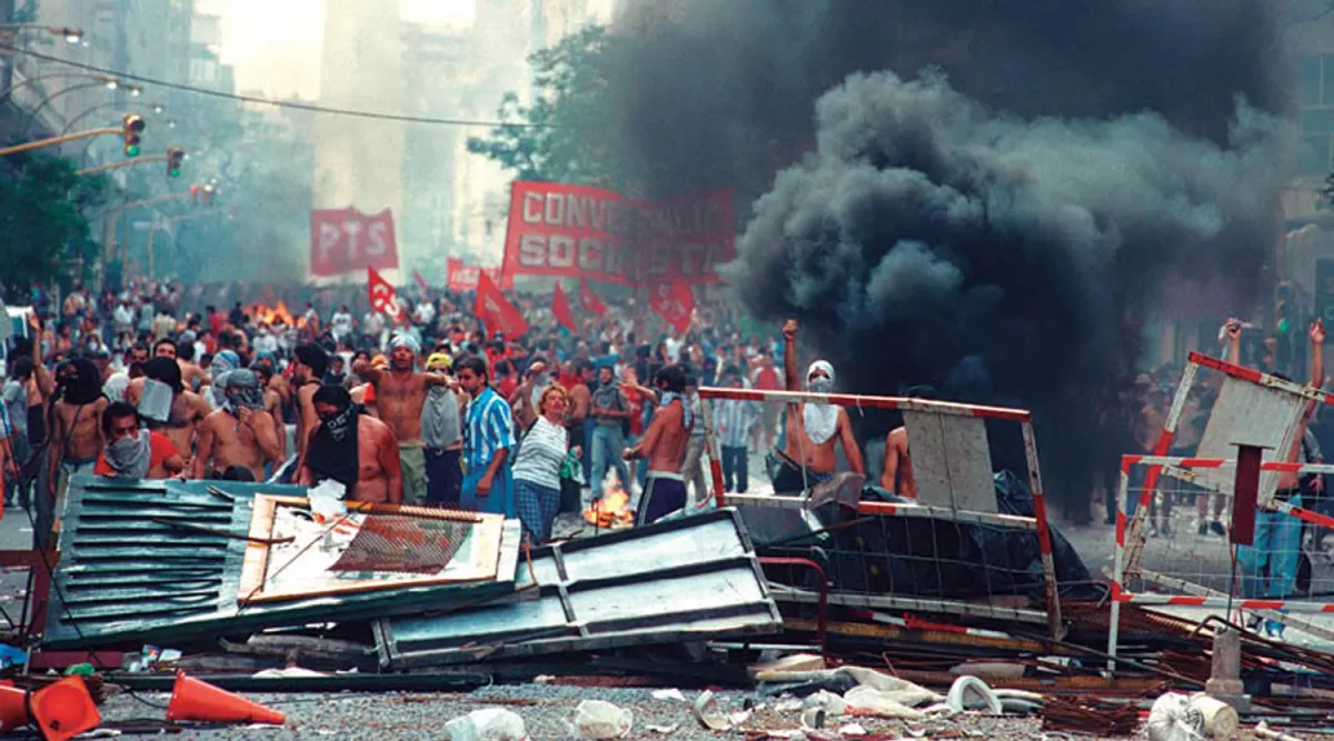 HUELGA. Durante el gobierno de De la Rúa.