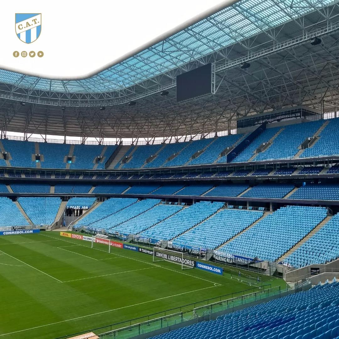 ¡Impecable! Así luce el Arena do Gremio, donde esta noche jugará Atlético