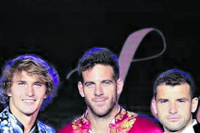 En China, “Delpo” juega, gana, modela y sueña