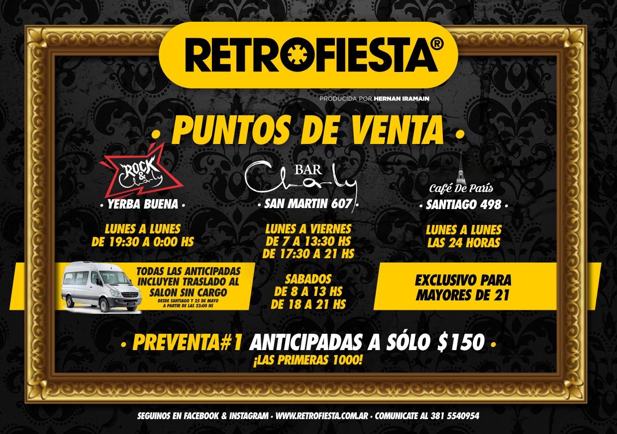 Este sábado vuelve La Retrofiesta