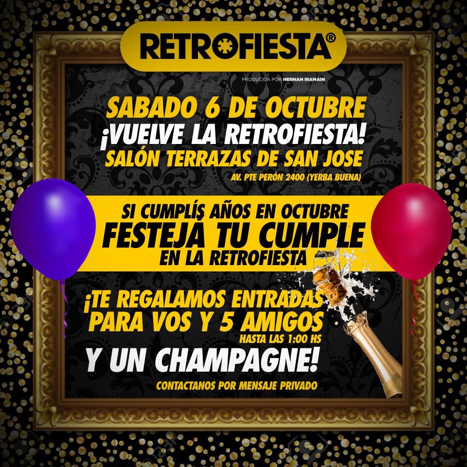 Este sábado vuelve La Retrofiesta