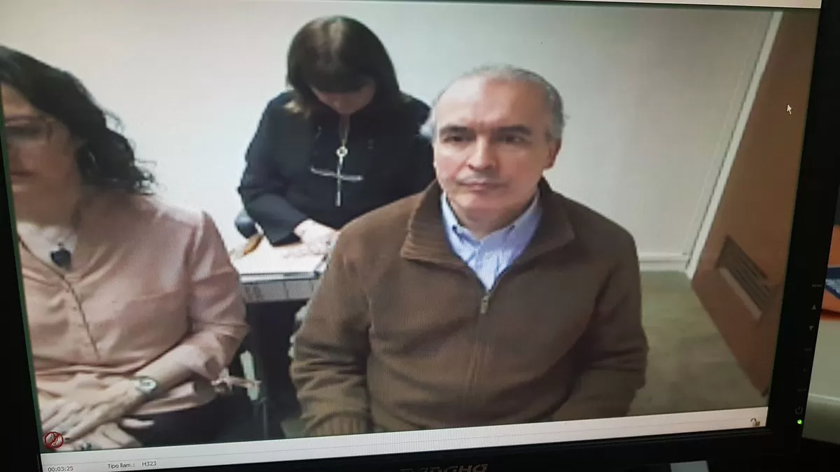 POR VIDEOCONFERENCIA. El tucumano declaró desde un domicilio resguardado